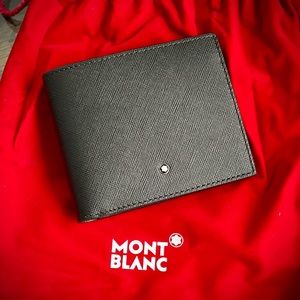 Montblanc Sartorial Leather Wallet - Black 6cc